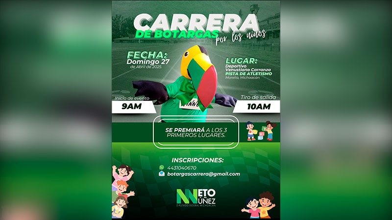 Deporte y convivencia familiar en la Carrera de Botargas por los Niños: Ernesto Núñez 