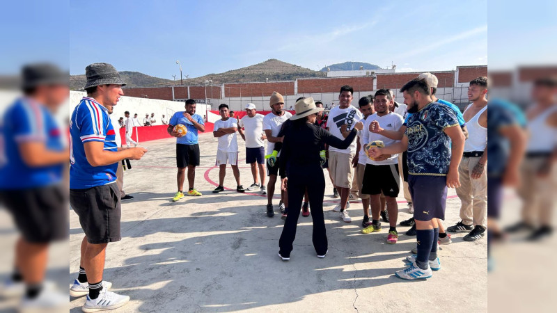 Participan más de 900 internos en torneos deportivos del penal Franco Rodríguez