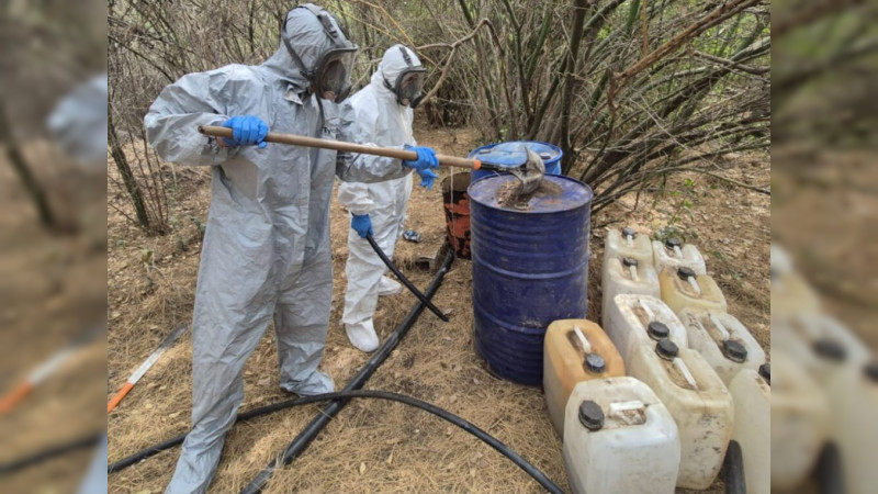 Desmantelan dos laboratorios en Culiacán y Choix, Sinaloa 