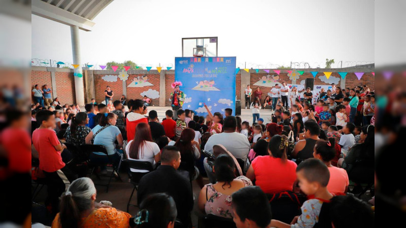 Feria de la Niñez del DIF Morelia llega a la Gertrudis Sánchez