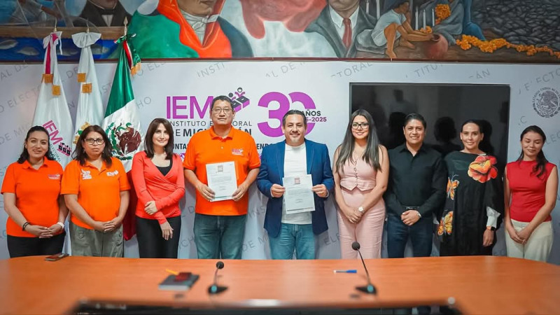Movimiento Ciudadano Michoacán presenta Comisión Operativa Estatal ante el IEM 