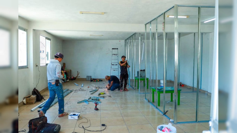 Zacapu se transforma con obras de remodelación, en la colonia 18 de Octubre se avanzan con paso firme 