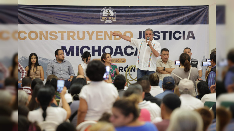 Condena Raúl Morón actos hostiles en asamblea informativa sobre elección judicial  