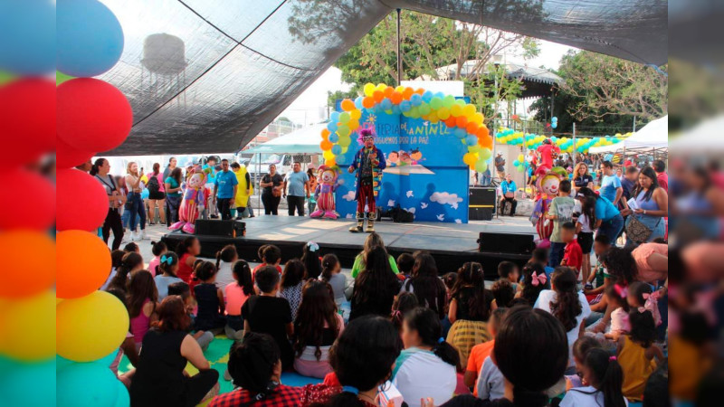 Morelia sigue de fiesta: cientos de familias celebran la Feria de la Niñez con alegría y diversión