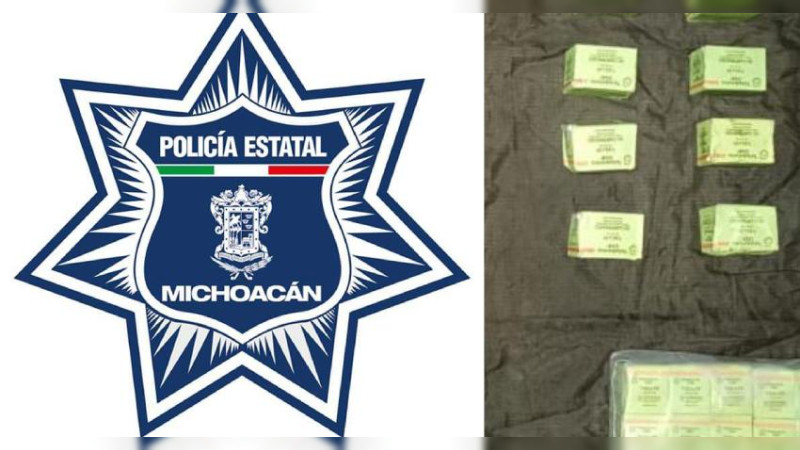 Detiene Fiscalía de Michoacán a hombre en posesión de vehículo robado,  arma de fuego y sustancia ilegal  