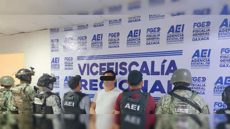En “Operación Sable” capturan al Comandante Jaguar, jefe del crimen y objetivo prioritario, en Oaxaca 