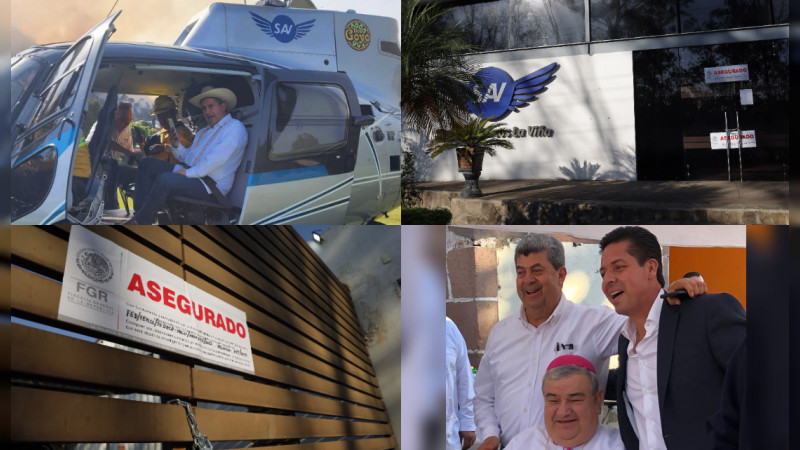 Helicóptero que renta Alcalde de Uruapan por 70 mil pesos la hora, pertenece a Valentín Rodríguez, presunto prestanombres de Silvano Aureoles, exgobernador de Michoacán prófugo 