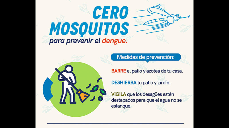 Secretaría de Salud de Querétaro efectúa vigilancia epidemiológica del dengue 