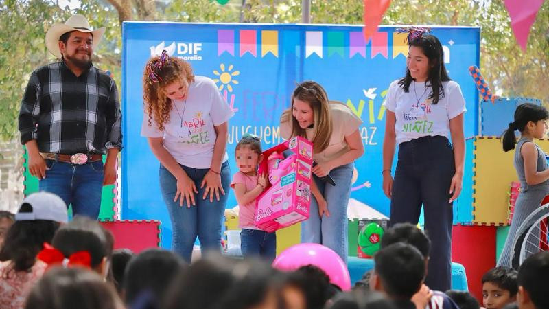 Miles de niñas y niños disfrutan de los festejos que el DIF Morelia les ha preparado  