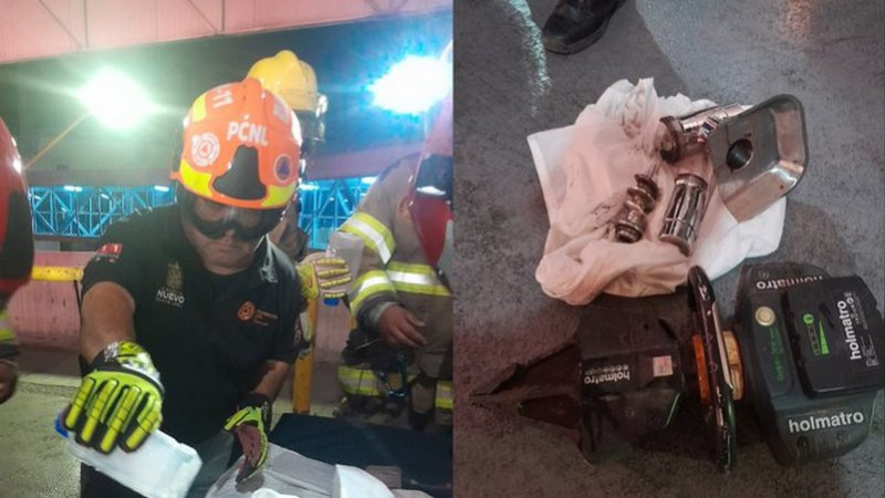 Bebé pierde su mano luego de quedarse atorada en maquina de moler carne en Nuevo León 