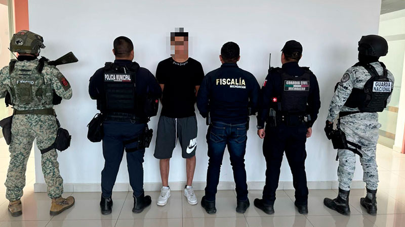 Arrestan a sujeto por homicidio y lesiones calificadas en Jacona, Michoacán 