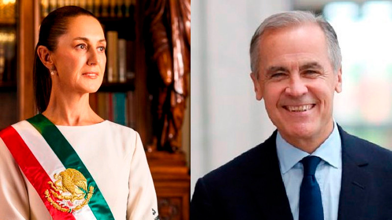 Sheinbaum felicita a Mark Carney por su triunfo electoral en Canadá 