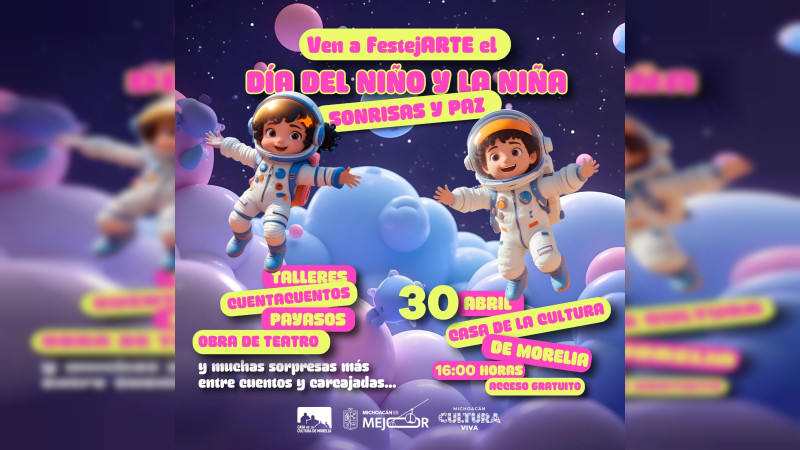 Entre cuentos y carcajadas, Secum celebrará a niñas y niños en su día 