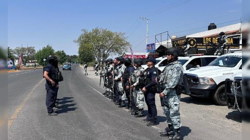 Policías y militares incrementan patrullajes en la periferia de Morelia, ante mensajes que advierten más violencia en Michoacán  