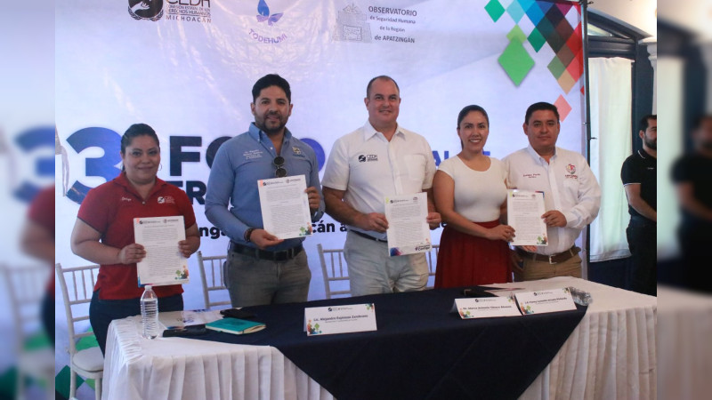 Se realizó en Apatzingán el Tercer Foro Regional de Derechos Humanos