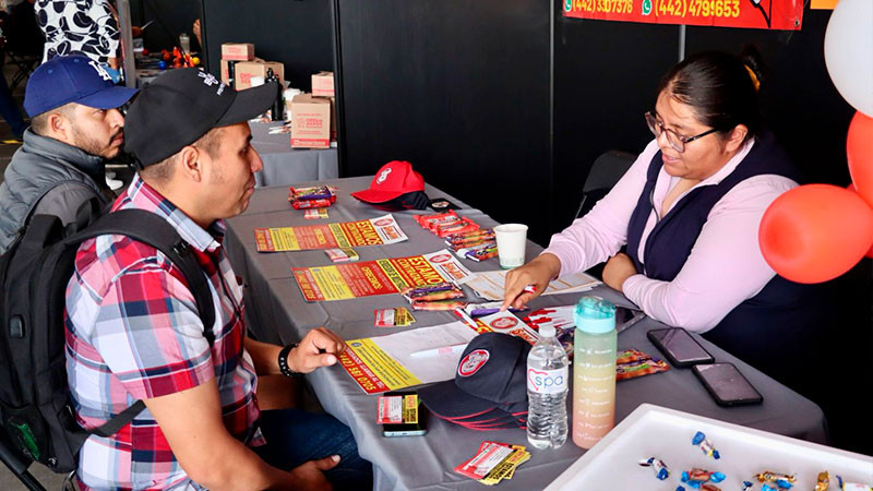 Secretaría del Trabajo lleva la Expo empleo a Corregidora, Querétaro 