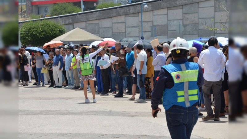 Querétaro participa en el Simulacro Nacional 2025