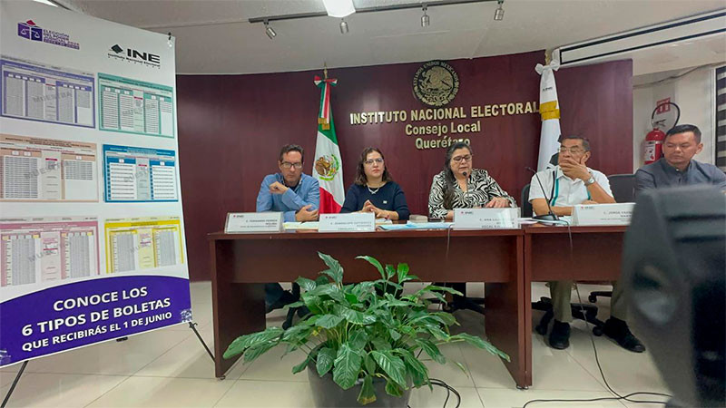 Funcionarios de casilla no contarán los votos al término de la jornada electoral del 1 de junio: INE Querétaro  