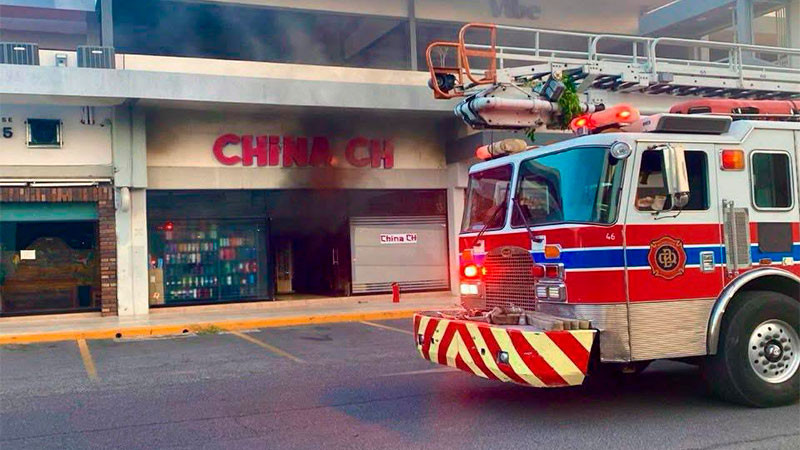 Determinan que negocio chino de Juriquilla en donde se registró un incendio, no contaba con el visto bueno de Protección Civil de Querétaro  