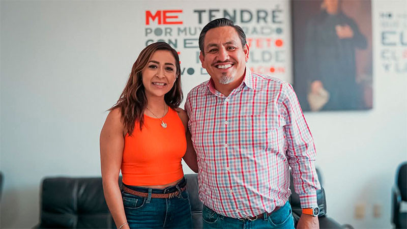 Víctor Manríquez y Grecia Aguilar cierran filas para seguir construyendo un mejor futuro para las y los ciudadanos 