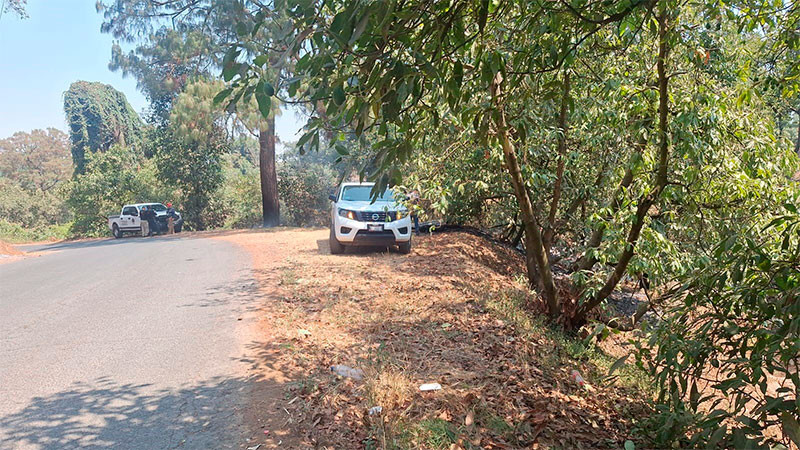 Encuentran cadáver calcinado en Peribán, Michoacán 