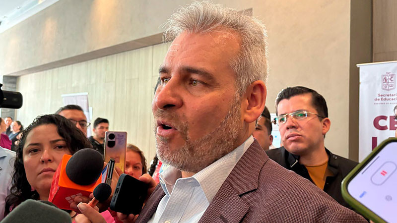 Sigue la solicitud de federalizar nómina educativa de Michoacán: Bedolla 