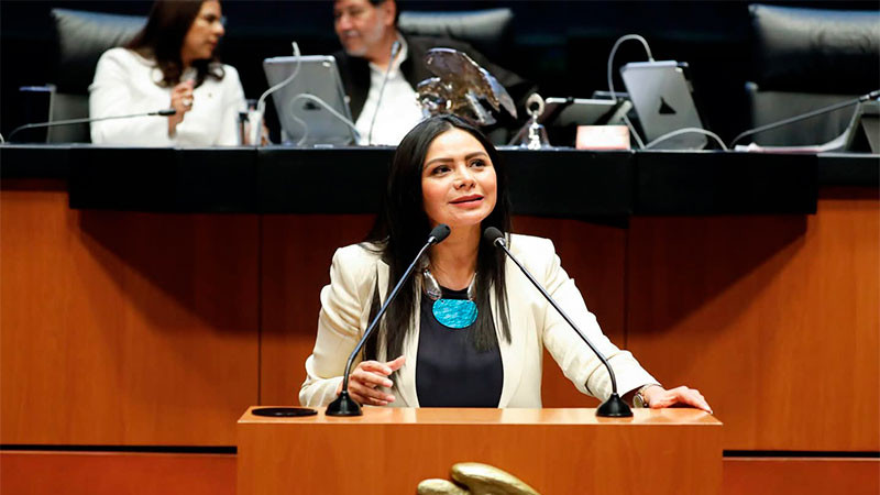 En el Senado Araceli Saucedo exhorta a municipios para que garanticen recursos para la atención de la niñez 