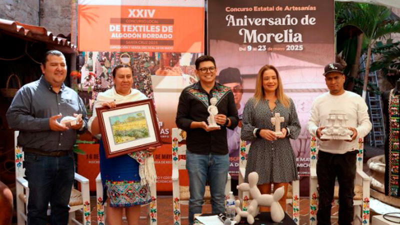 Casart impulsa arte popular con concursos artesanales en Morelia y Tzintzuntzan 