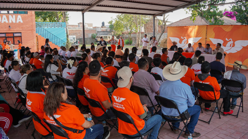 Inauguran Casa Ciudadana de la Fuerza Naranja en Tarímbaro
