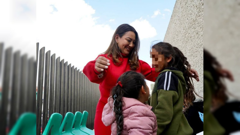 Anuncia Mónica Valdez becas deportivas para niñas y niños en Zacapu