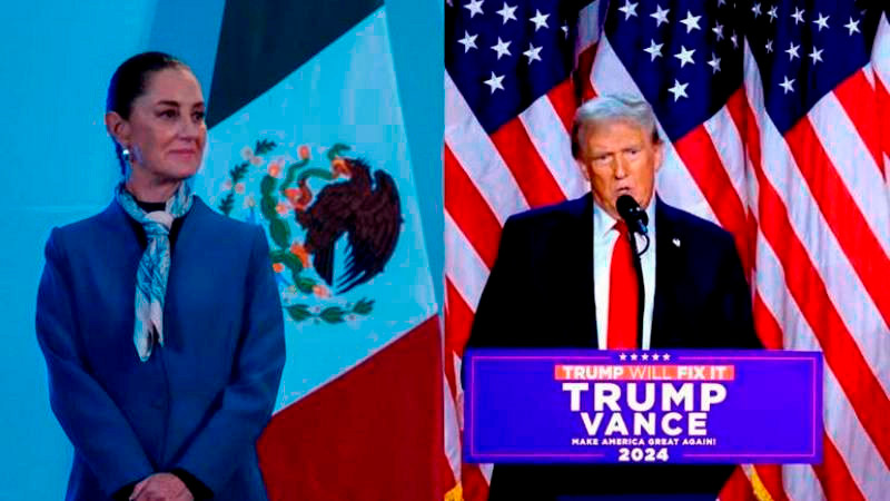 Confirma Trump rechazo de Sheinbaum a entrada de militares de EEUU a México 