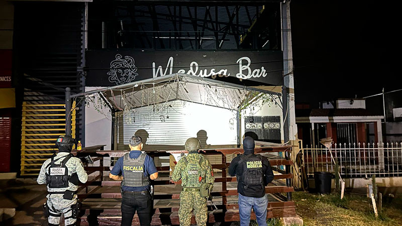 En bar de Morelia decomisan 400 dosis de sustancia ilícita 