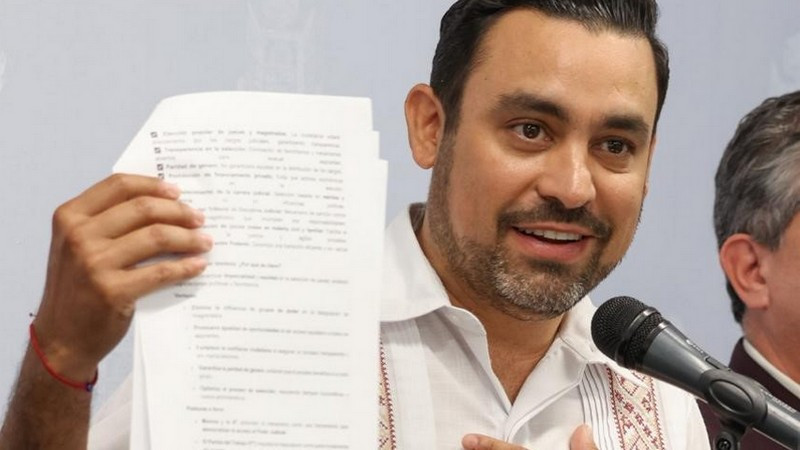 Homero Barrera defiende insaculación por tómbola en la reforma judicial 