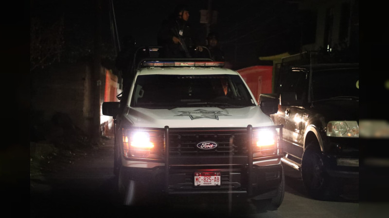 Ataques armados contra bases policíacas sacuden a Buenavista, Michoacán; un policía herido 