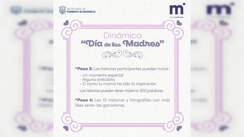 Gobierno de Morelia lanza la dinámica ‘Historias que Brillan’ para celebrar a las madres 
