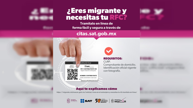 ¿Vives en el extranjero y necesitas tu RFC? Tramítalo en línea 