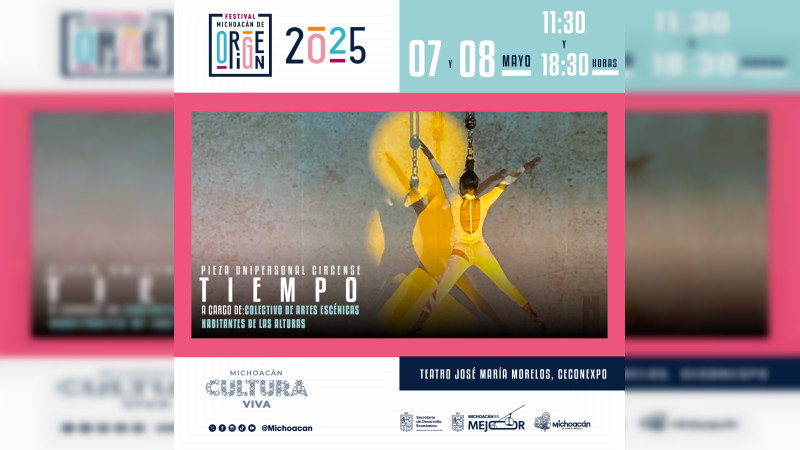 Llegan el circo contemporáneo y el clow al Festival Michoacán de Origen 