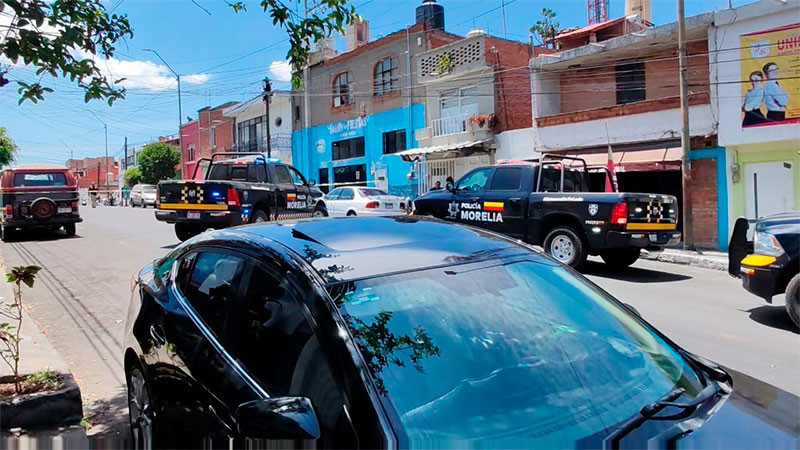Balean a joven en la colonia Obrera de Morelia, Michoacán; resultó herido 