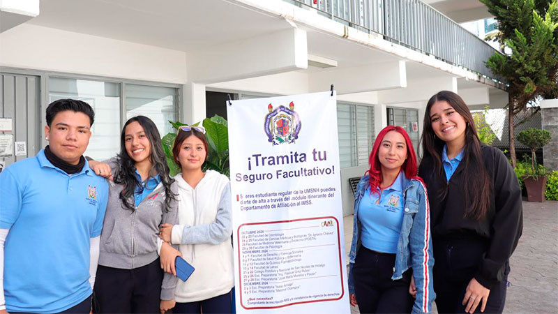 Si eres estudiante de la UMSNH obtén tu seguro facultativo y recibe diversos beneficios 
