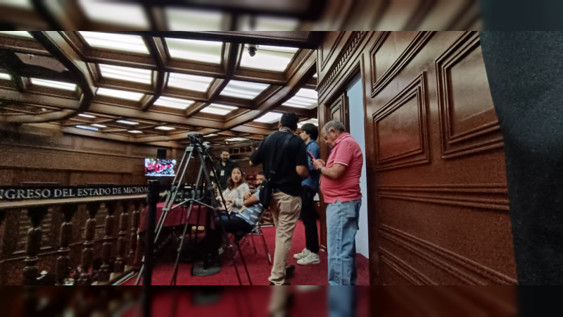 Segundo piso de salón de Pleno del Congreso de Michoacán necesita rehabilitación; reducen aforo por seguridad  