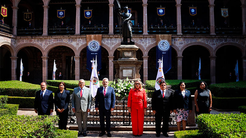 Que la formación e investigación nicolaita lleve impreso el espíritu libertador de Don Miguel Hidalgo, se pronuncia Gobernador 