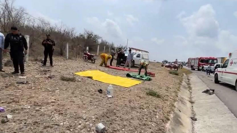 Trágico accidente en Tamaulipas deja 8 heridos y una menor sin vida 