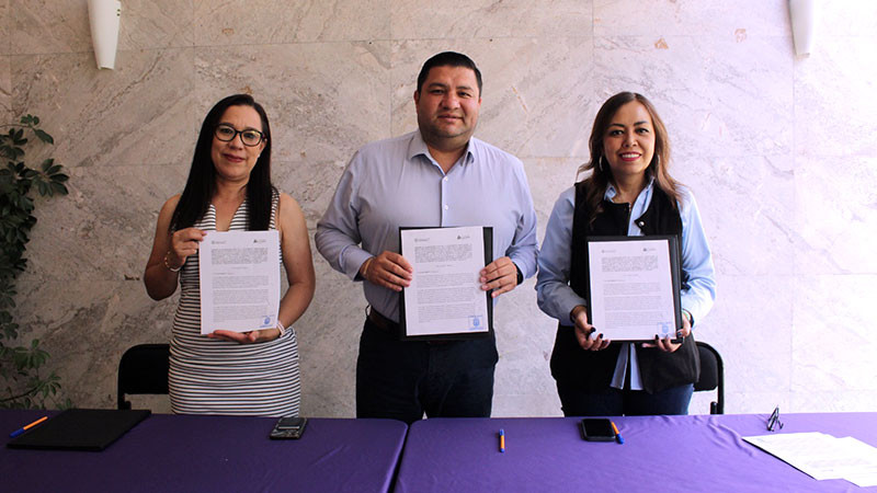 SEMMUJERIS y Universidad La Salle Morelia firman convenio por la igualdad y la prevención de las violencias 