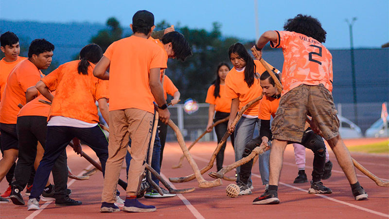 Juego de Pelota Purépecha, tradición que la UMSNH mantiene viva 
