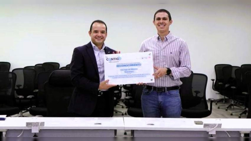 Reconoce CECA a Harman por Prevención de Adicciones y Comprometida con la Salud Mental  