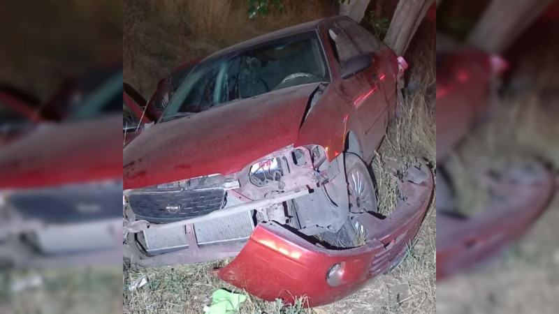 Deja 4 lesionados accidente en la Pátzcuaro-Morelia 