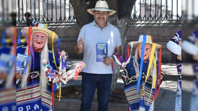 Sigue en campaña el "Fiscal del Terror" de Michoacán, pese a exigencia de senadores y diputados de eliminarlo de la contienda del poder judicial 