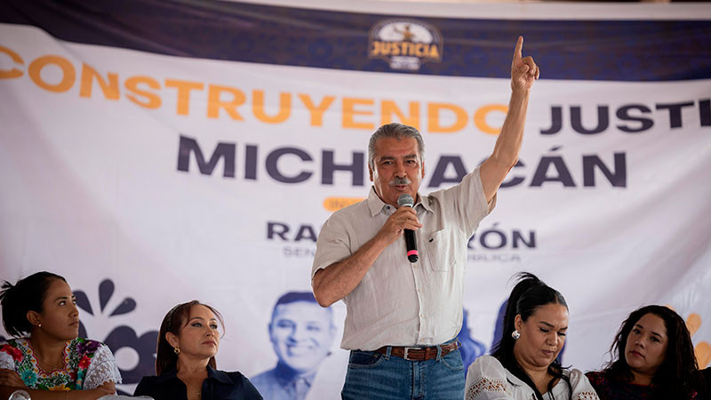 Fortalece Raúl Morón participación social en elección judicial 