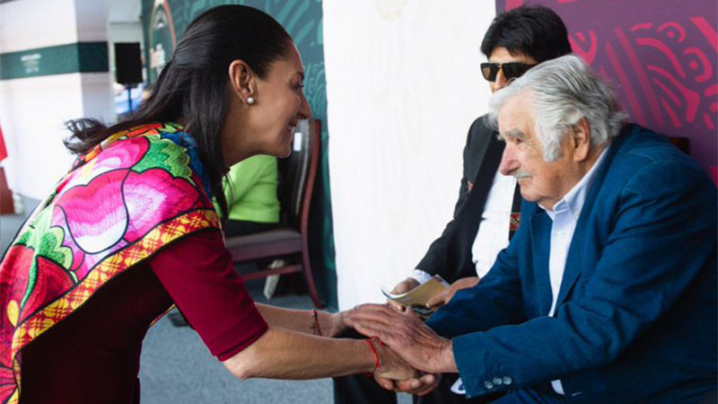 Lamenta Claudia Sheinbaum el fallecimiento de Mujica 