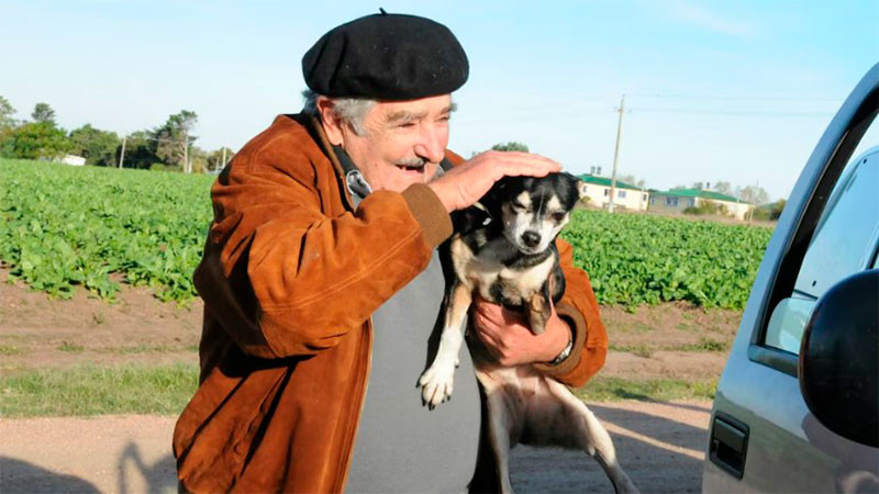 Pidió Mujica ser enterrado junto a su perrita Manuela 